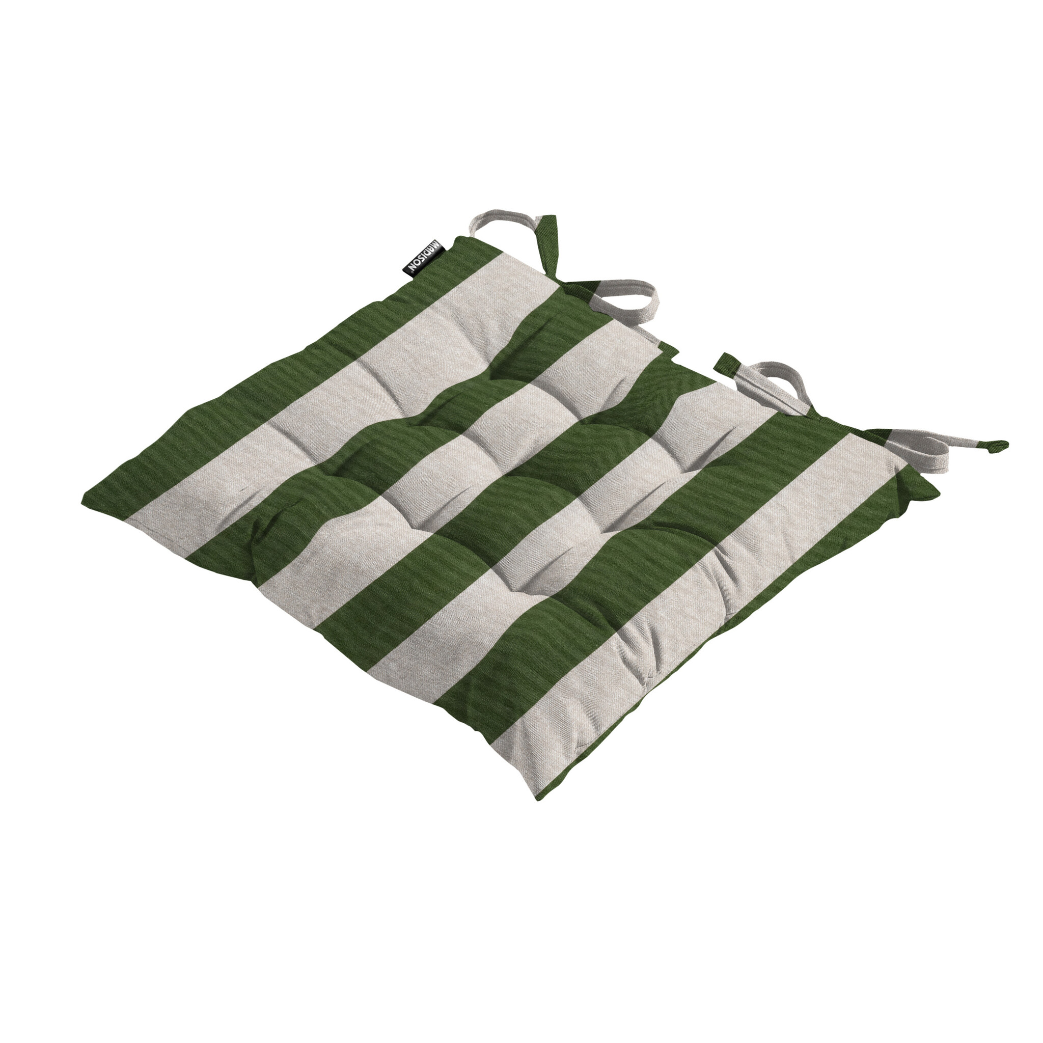 Madison - Zitkussen Amora - Groen - 46x46x8cm - Set van 4