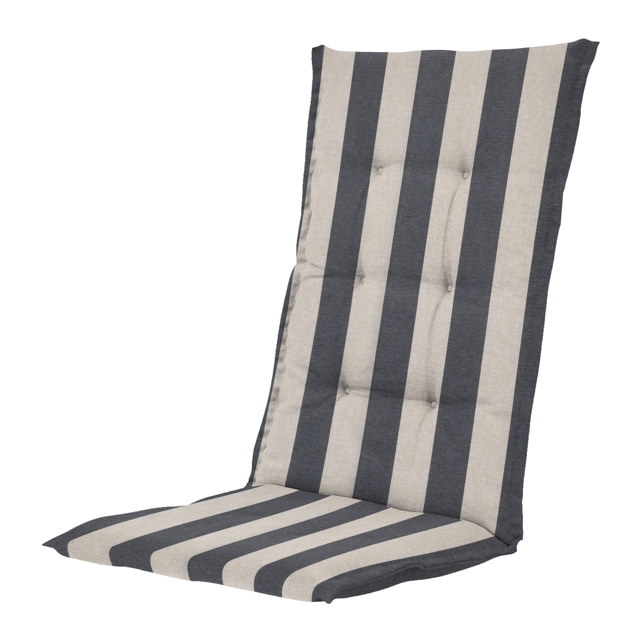 Madison - Kussen hoge rug Amora - Grijs - 123x50x5cm - Set van 4