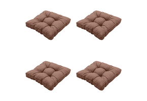 Madison - Zitkussen Panama - Bruin - 47x47x10cm - Set van 4