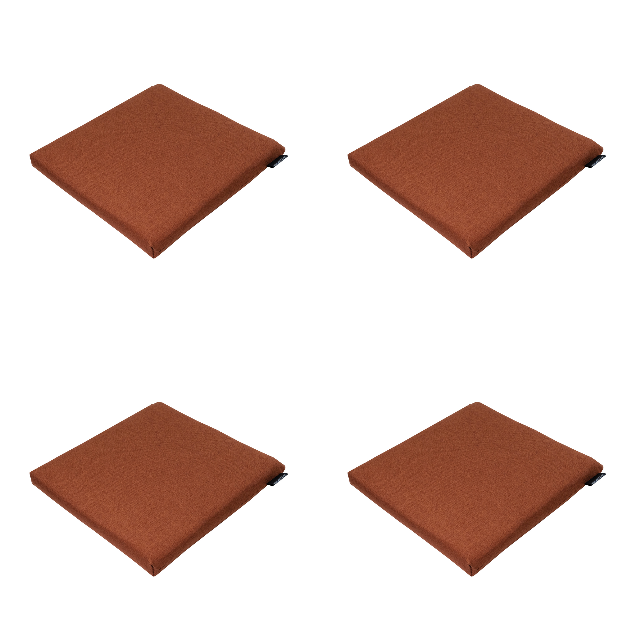 Madison - Zitkussen Best deal - Rood - 40x40x4,5cm - Set van 4