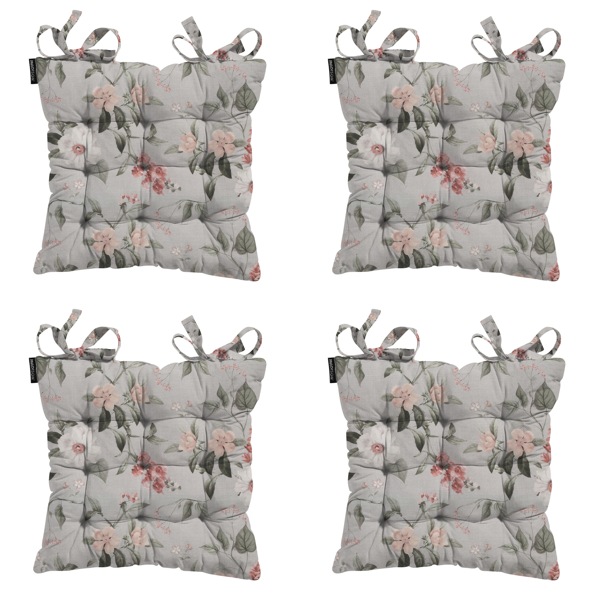 Madison - Zitkussen Julliete - Multikleur - 46x46x8cm - Set van 4