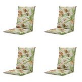 Madison - Kussen lage rug Axel - Multikleur - 105x50x6cm - Set van 4