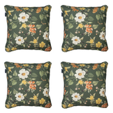 Madison - Sierkussen Julliete - Multikleur - 50x50x10cm - Set van 4