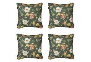 Madison - Sierkussen Julliete - Multikleur - 50x50x10cm - Set van 4