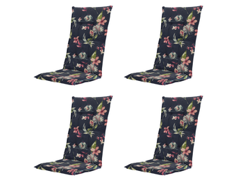 Madison - Kussen hoge rug Cato - Blauw - 123x50x5cm - Set van 4