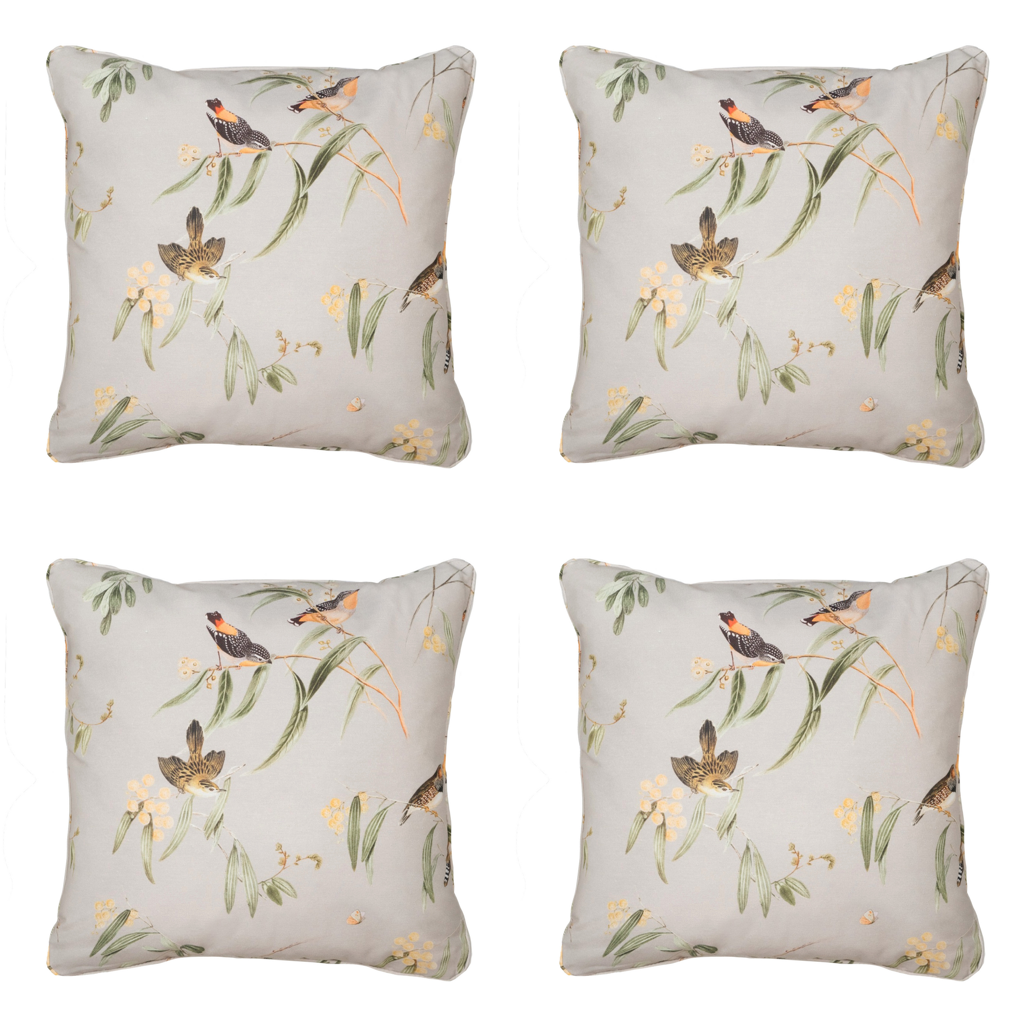 Madison - Sierkussen Aria - Beige - 50x50x10cm - Set van 4