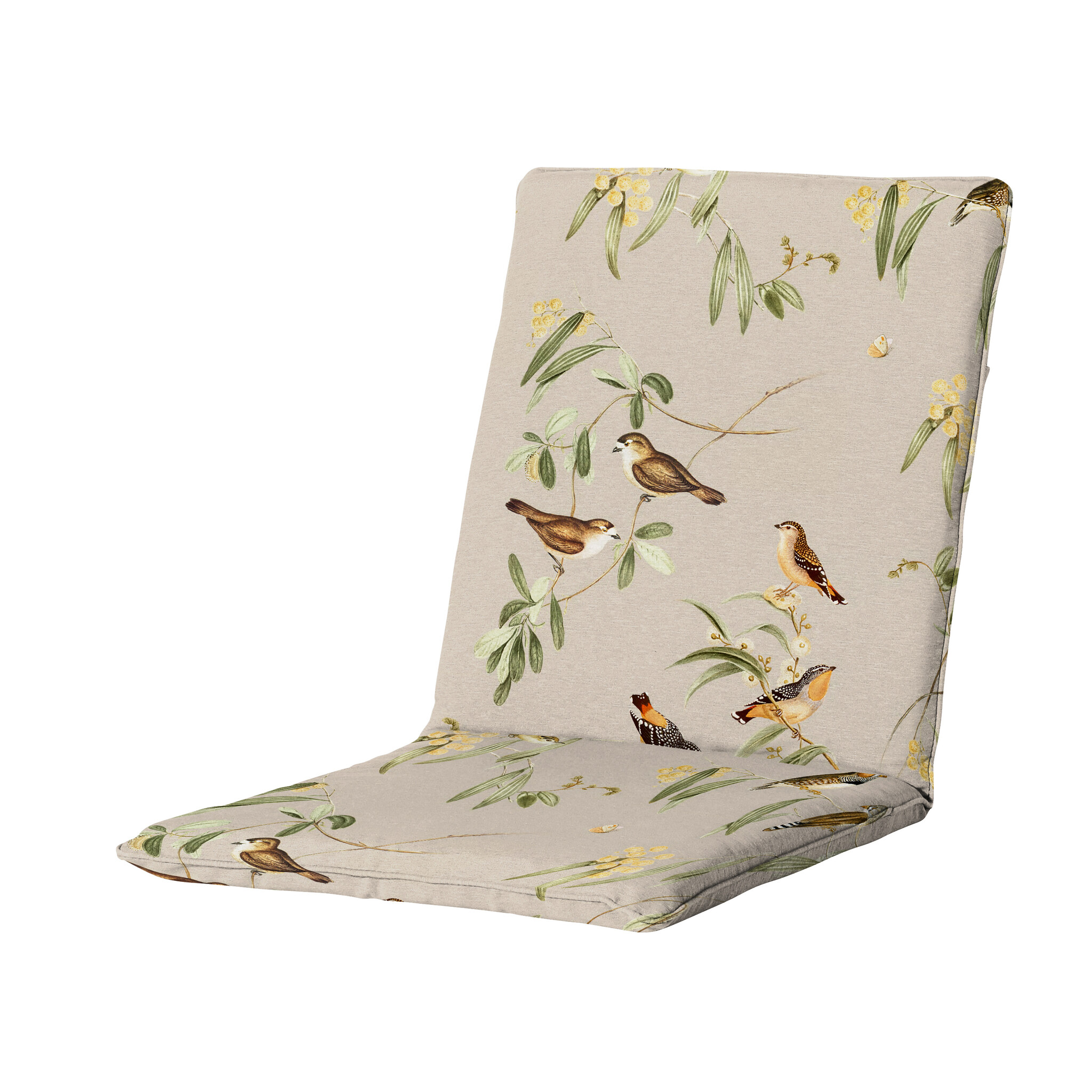 Madison - Stapelstoelkussen Aria - Beige - 97x49x5cm - Set van 4