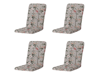 Madison - Tuintstoelkussen Hoge Rug Julliete - Multikleur - 110x48x6cm - Set van 4