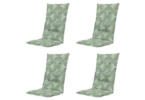 Madison - Kussen hoge rug Napels - Groen - 123x50x5cm - Set van 4