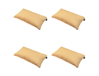 Madison - Sierkussen Napels - Geel - 30x50x10cm - Set van 4