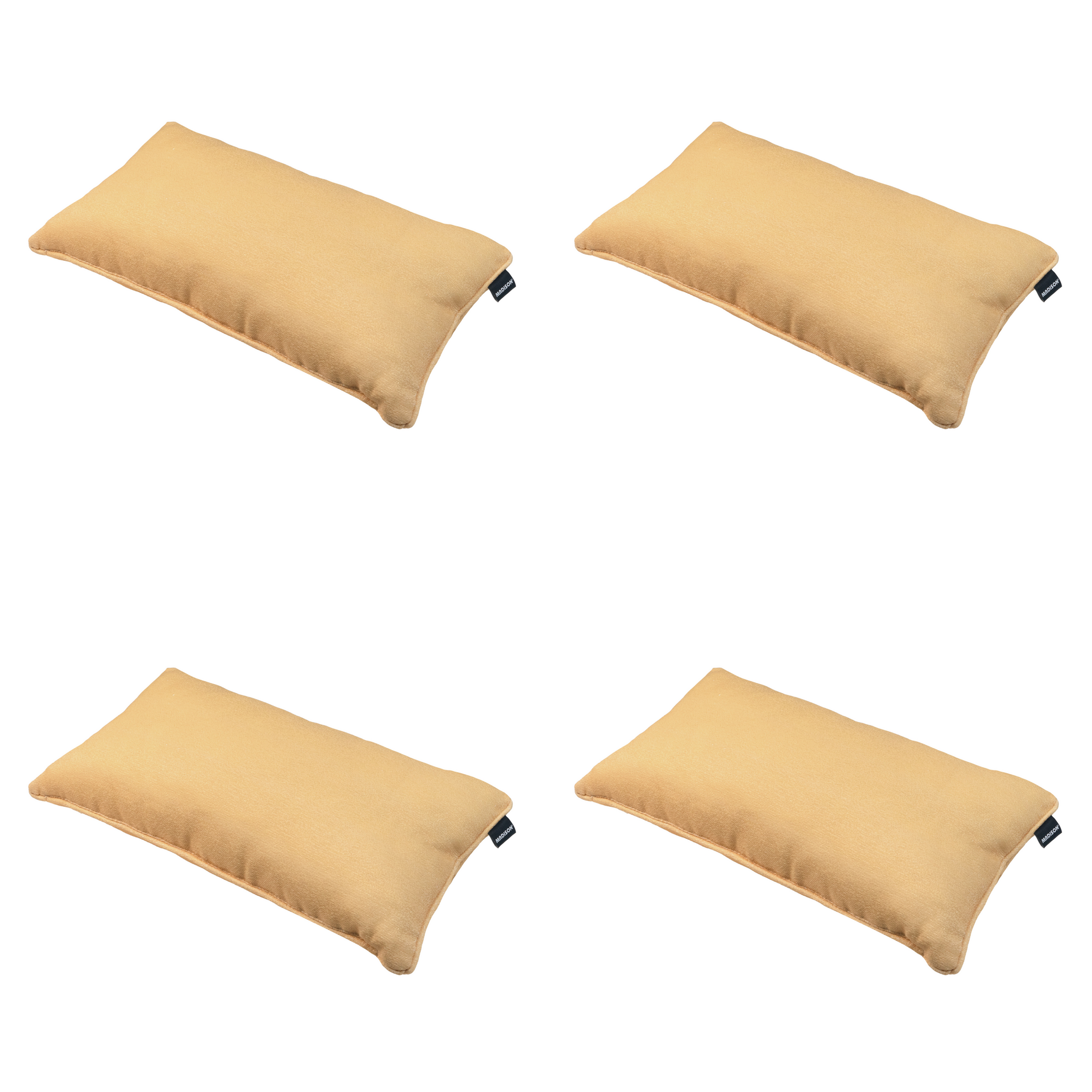 Madison - Sierkussen Napels - Geel - 30x50x10cm - Set van 4