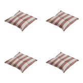 Madison - Zitkussen Amora - Bruin - 50x50x7cm - Set van 4
