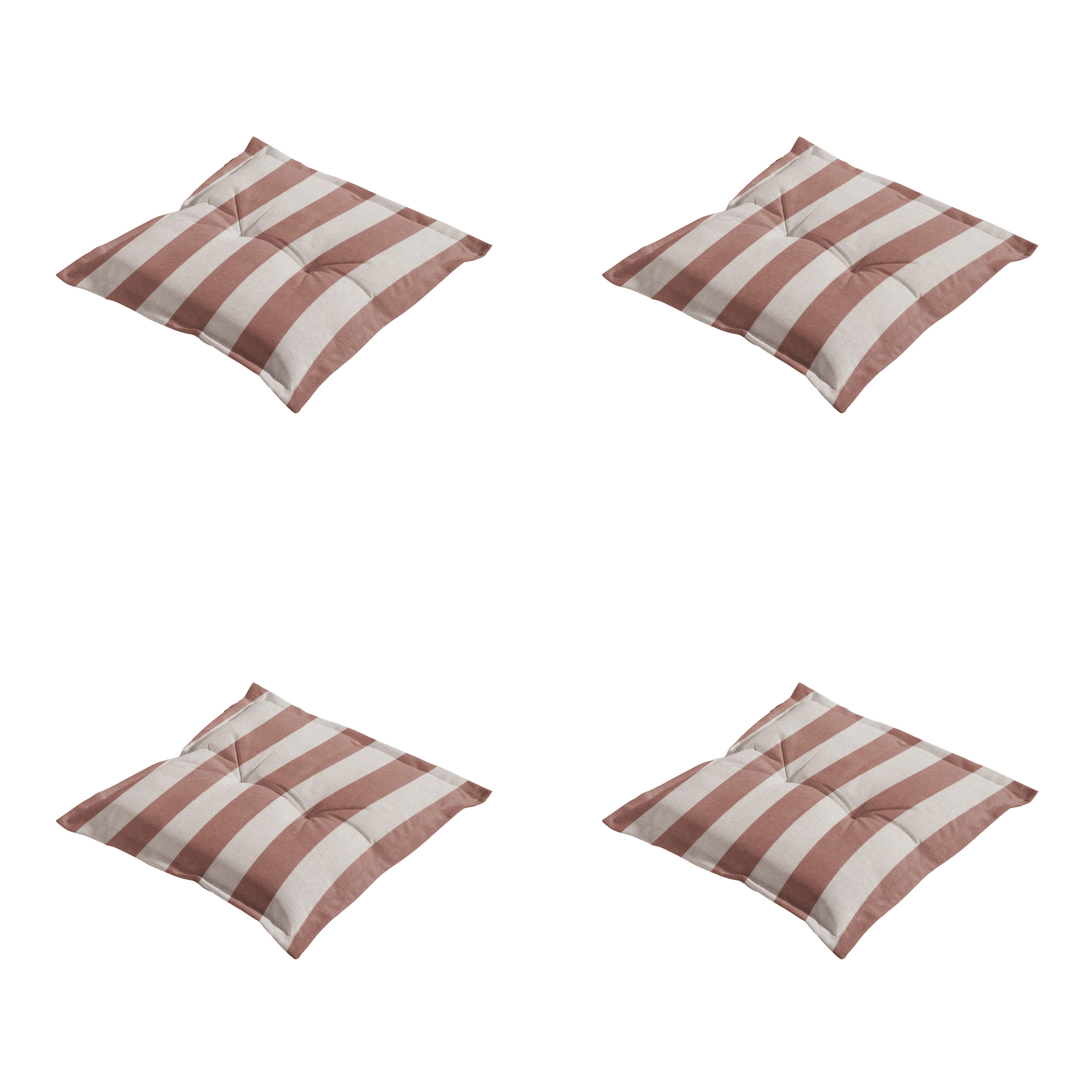 Madison - Zitkussen Amora - Bruin - 50x50x7cm - Set van 4