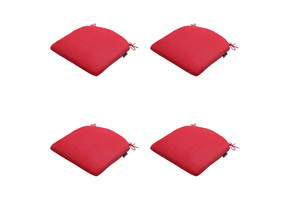 Madison - Zitkussen Panama - Rood - 46x48x4,5cm - Set van 4