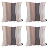 Madison - Sierkussen Nox - Mulitkleur - 50x50x10cm - Set van 4