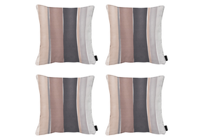 Madison - Sierkussen Nox - Mulitkleur - 50x50x10cm - Set van 4