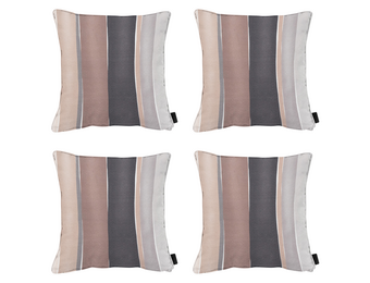 Madison - Sierkussen Nox - Mulitkleur - 50x50x10cm - Set van 4