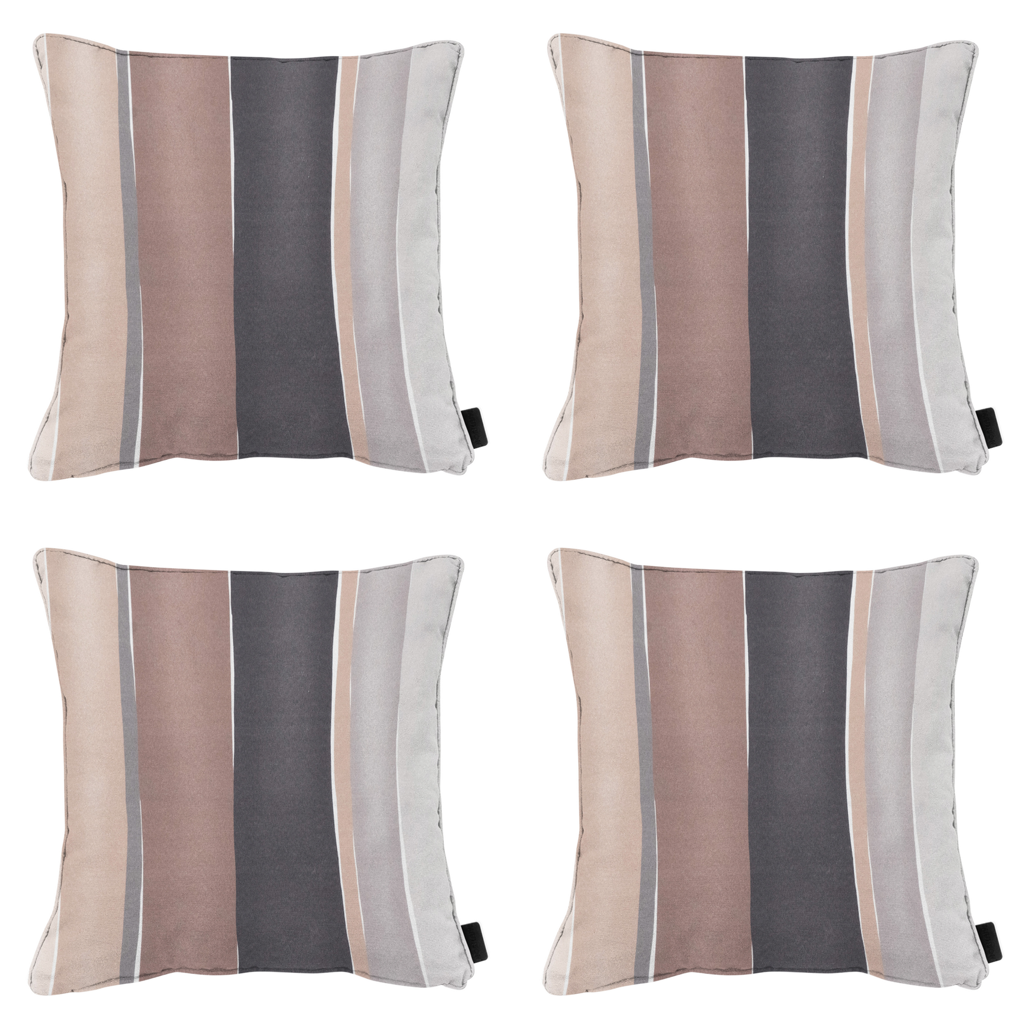 Madison - Sierkussen Nox - Mulitkleur - 50x50x10cm - Set van 4