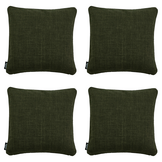 Madison - Sierkussen Nola green - 45x45x10cm - Set van 4