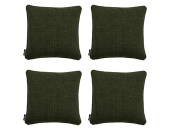 Madison - Sierkussen Nola green - 45x45x10cm - Set van 4