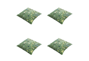 Madison - Sierkussen Elisa - Groen - 50x50x10cm - Set van 4