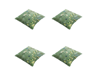 Madison - Sierkussen Elisa - Groen - 50x50x10cm - Set van 4