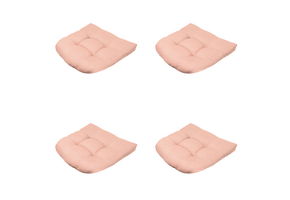 Madison - Zitkussen Napels - Roze - 46x46x6cm - Set van 4