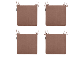 Madison - Zitkussen Panama - Bruin - 40x40x4,5cm - Set van 4