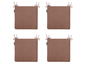Madison - Zitkussen Panama - Bruin - 40x40x4,5cm - Set van 4