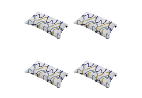 Madison - Sierkussen Blaze - Multikleur - 30x50x10cm - Set van 4