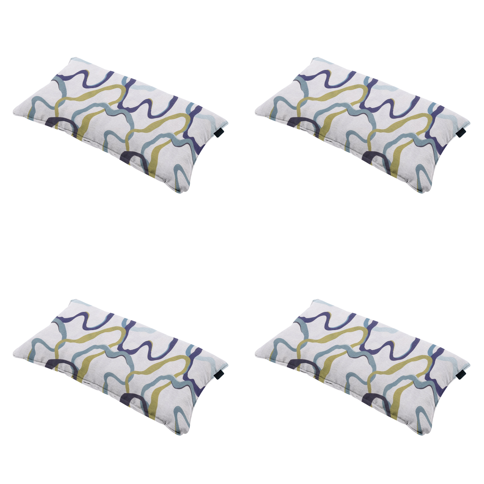 Madison - Sierkussen Blaze - Multikleur - 30x50x10cm - Set van 4