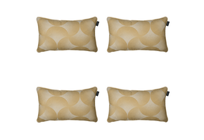 Madison - Sierkussen Napels - Geel - 30x50x10cm - Set van 4