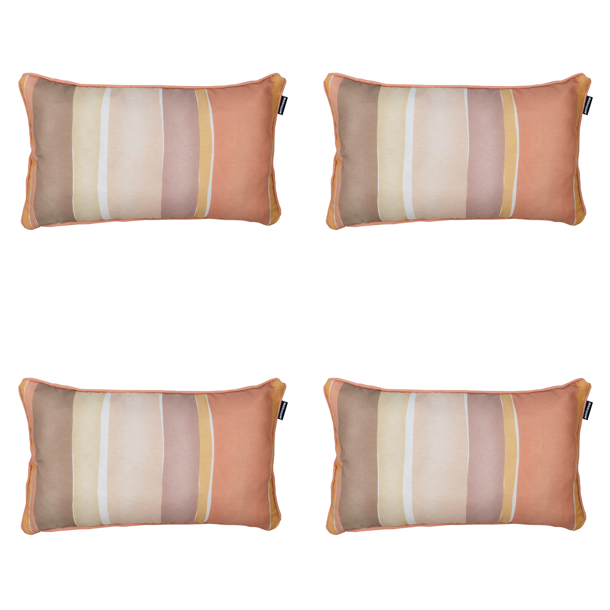 Madison - Sierkussen Nox - Mulitkleur - 30x50x10cm - Set van 4