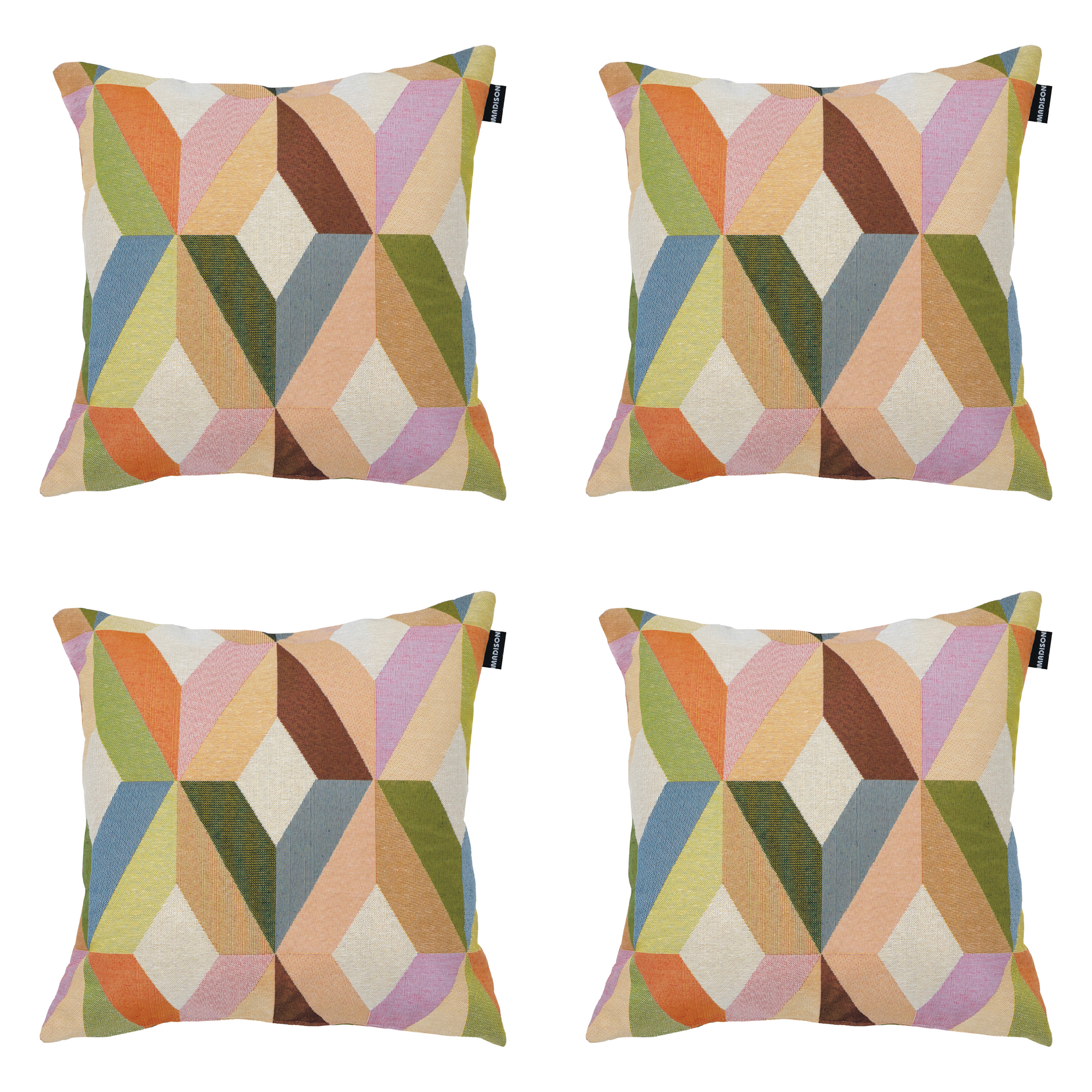 Madison - Sierkussen Madison Home - Multikleur - 45x45x10cm - Set van 4