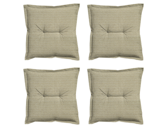 Madison - Zitkussen Richmond - Beige - 50x50x7cm - Set van 4