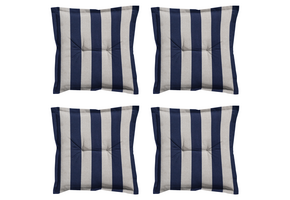 Madison - Zitkussen Amora - Blauw - 50x50x7cm - Set van 4