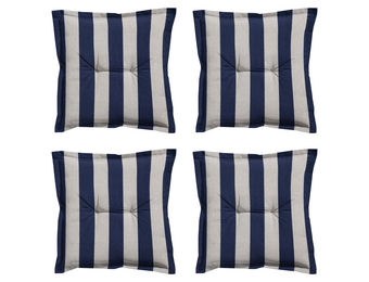 Madison - Zitkussen Amora - Blauw - 50x50x7cm - Set van 4