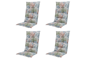 Madison - Kussen hoge rug Cala - Multikleur - 123x50x5cm - Set van 4