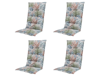 Madison - Kussen hoge rug Cala - Multikleur - 123x50x5cm - Set van 4