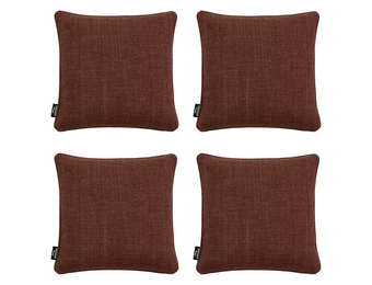 Madison - Sierkussen Nola bordeaux - 60x60x10cm - Set van 4