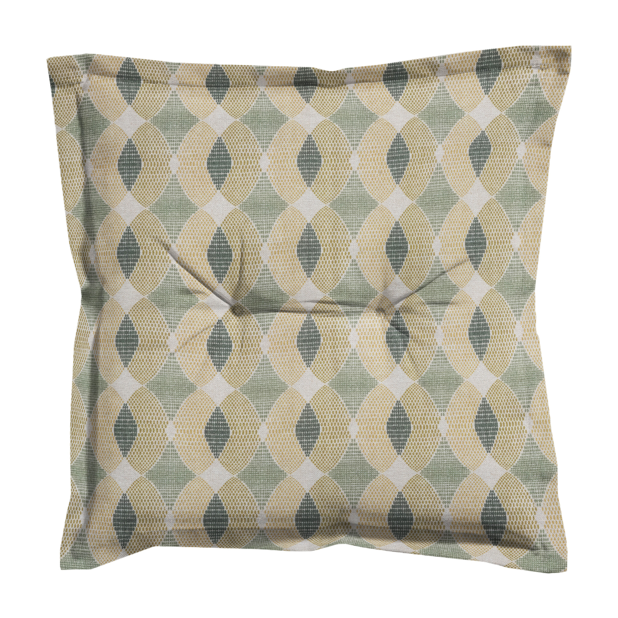 Madison - Zitkussen Rae - Groen - 50x50x7cm - Set van 4