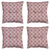 Madison - Zitkussen Rae - Paars - 50x50x7cm - Set van 4