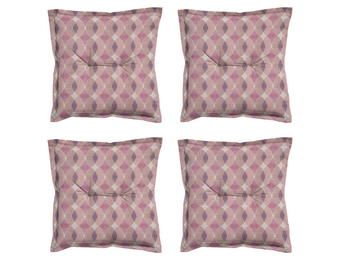 Madison - Zitkussen Rae - Paars - 50x50x7cm - Set van 4