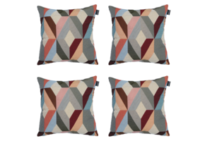 Madison - Sierkussen Madison Home - Multikleur - 45x45x10cm - Set van 4