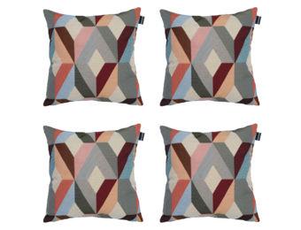 Madison - Sierkussen Madison Home - Multikleur - 45x45x10cm - Set van 4