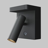 Maytoni - Wandlamp Aron - Zwart - 11x9x7 cm