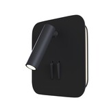 Maytoni - Wandlamp Ios 176 - Zwart - 6.5x13x13 cm