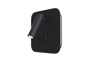 Maytoni - Wandlamp Ios 176 - Zwart - 6.5x13x13 cm