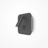 Maytoni - Wandlamp Ios 176 - Zwart - 6.5x13x13 cm