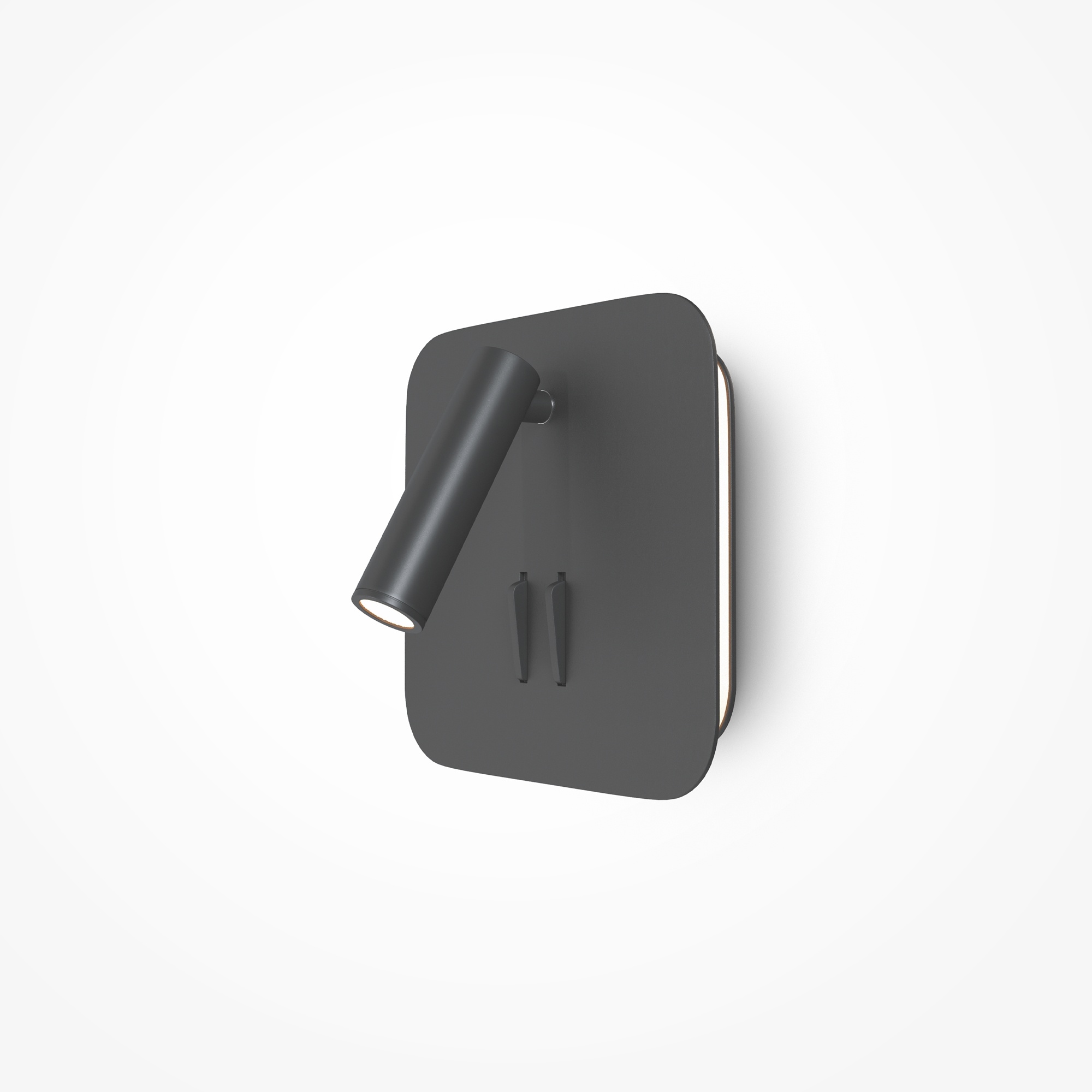 Maytoni - Wandlamp Ios 176 - Zwart - 6.5x13x13 cm